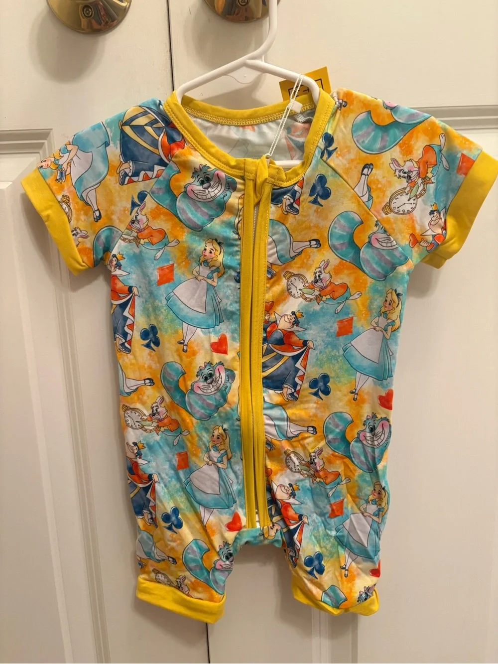 Alice in Wonderland Bamboo Shortie 12-18 NWT